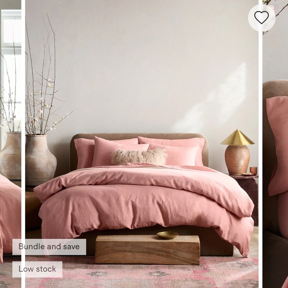 Quince European linen duvet cover